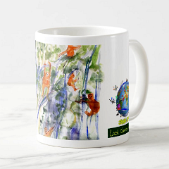 Kim and Lowen - Art Mug