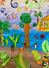 Grace R, Rainforest, age 10, Tettenhall College, UK.