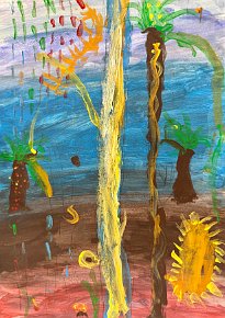 Jasper, Rainforest, age 9, Tettenhall College, UK.