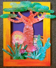 Katerina-Antosina 13-years-the-Lion-is-Resting-35x25-Application-watercolor-paper.-Khmelnytsky-Childrenas-School-of-Fine-and-Decorative-Art-Ukraine